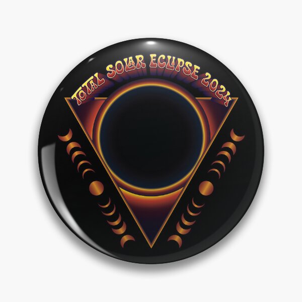 Item preview, 2024 Total Solar Eclipse - Retro  designed and sold by Whimsical  Thinker.