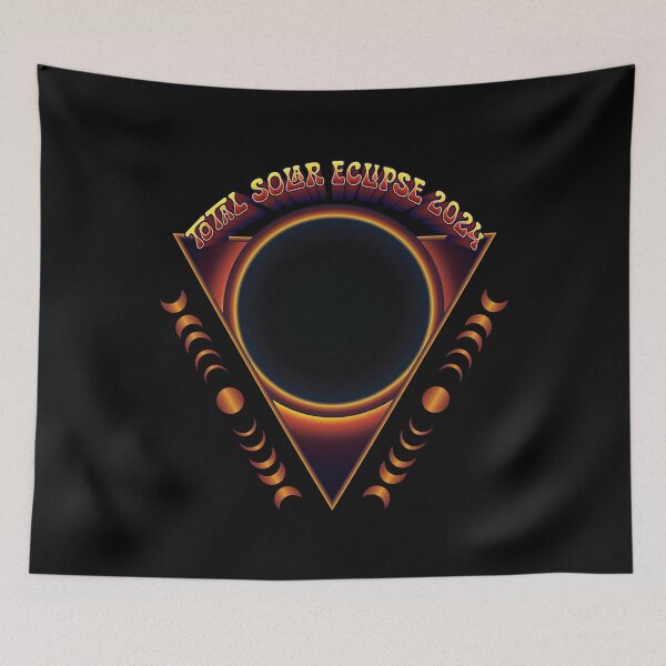 Item preview, 2024 Total Solar Eclipse - Retro  designed and sold by Whimsical  Thinker.