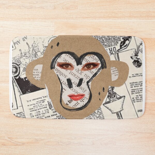 Item preview, Monkey t-shirts, nature t-shirts, cute wild animal t-shirts, vintage style t-shirts. ,newspaper designed and sold by BeYourself1993.
