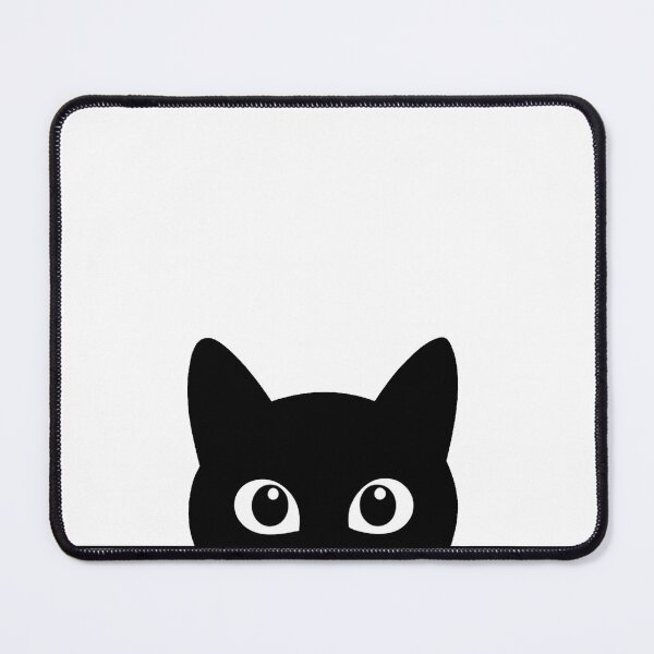 Item preview, Black Kittie Hiding designed and sold by RetroPop23.