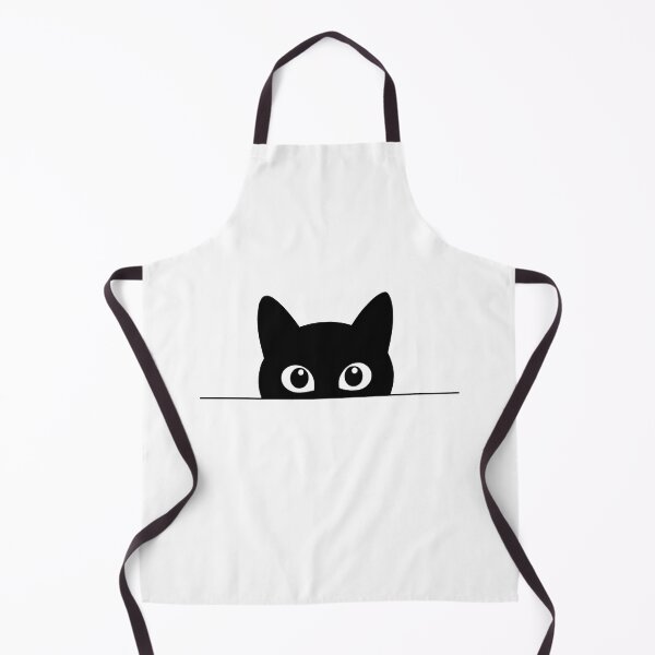 Item preview, Black Kittie Hiding designed and sold by RetroPop23.