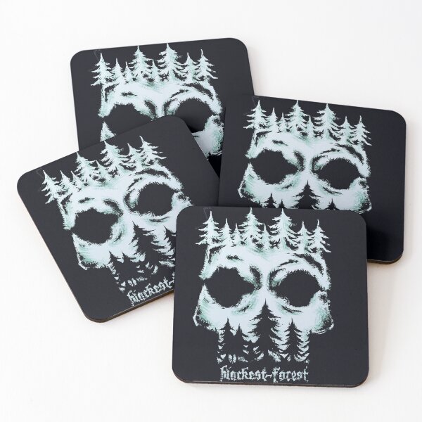 Item preview, Black Forest Skull designed and sold by POW1966.