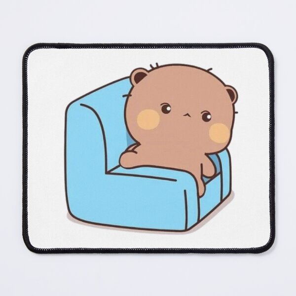 Item preview, Bubu And DuDu Sitting Bored On Couch - Panda Bear And Browne Love 2024 designed and sold by DaresToDream.
