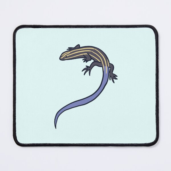 Item preview, Cute blue tailed skink lizard illustration  designed and sold by Mayarart.