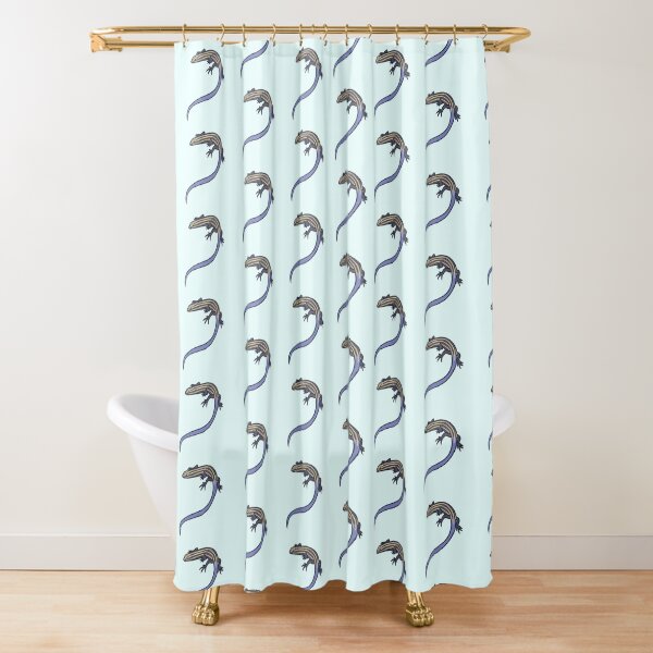 Item preview, Cute blue tailed skink lizard illustration  designed and sold by Mayarart.
