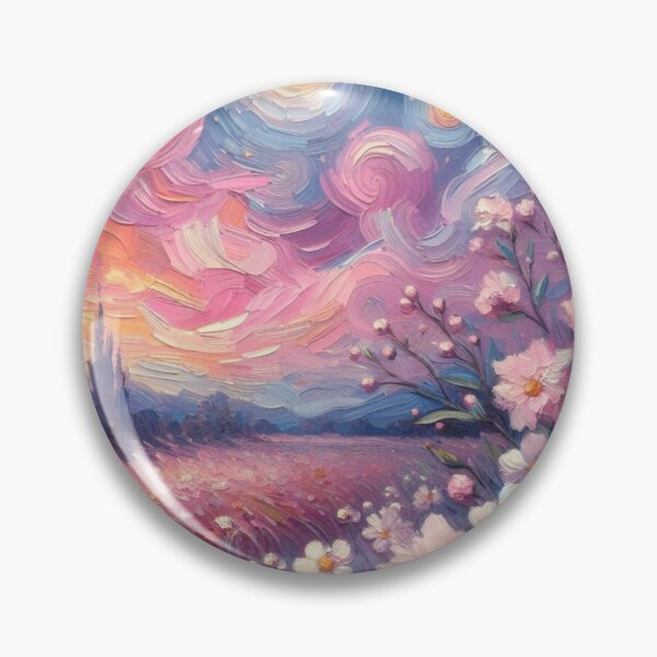 Artikelvorschau, Pink pastel vincent van gogh entworfen und verkauft von tipitoes.