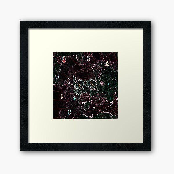 Glorious Excess - A Skull Without Soul Originals Edition Framed Art Print