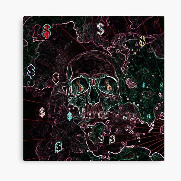 Glorious Excess - A Skull Without Soul Originals Edition Canvas Print
