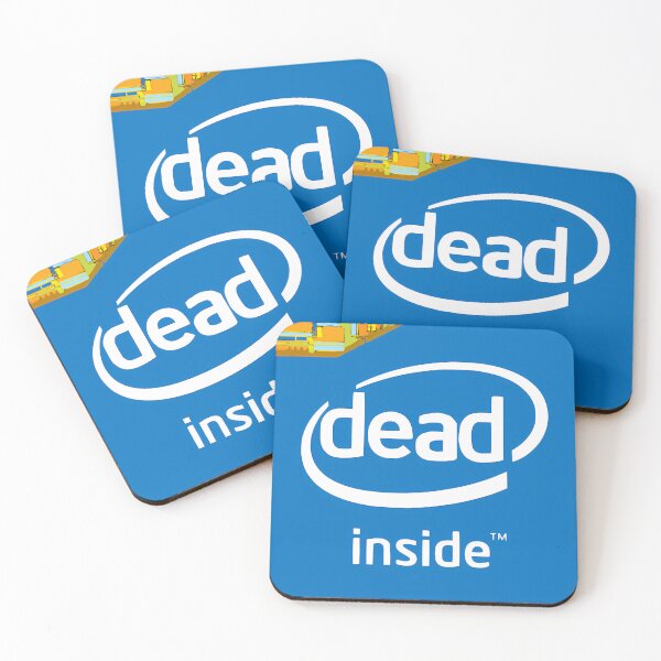 Item preview, Intel Dead Inside Meme designed and sold by MeccaSEl.