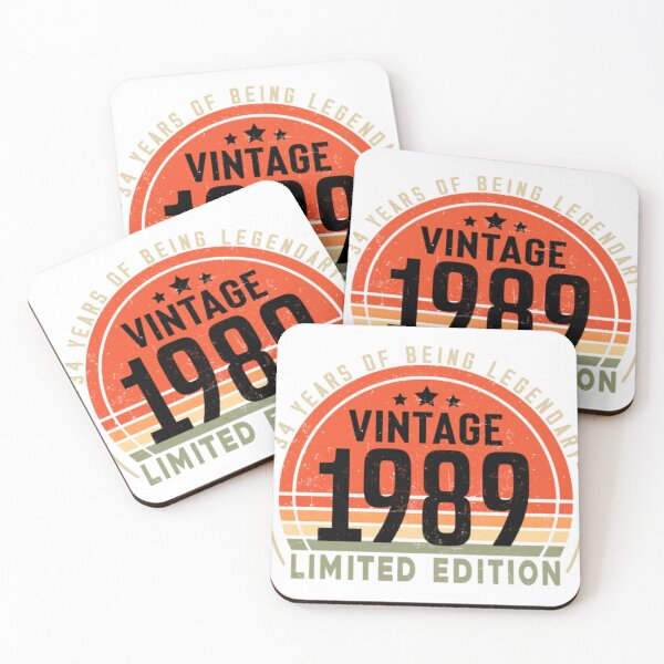 Item preview, 34 Year Old Gifts Vintage 1989 Limited Edition 34Th Birthday   designed and sold by JaspereNicolas.