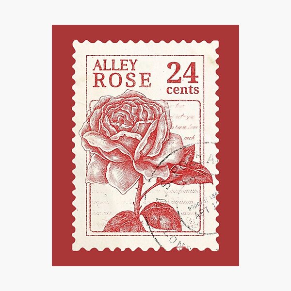 Item preview, alley rose stamp designed and sold by Sloppily '.