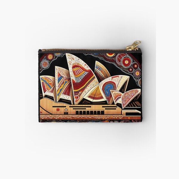 Item preview, Sydney Opera House depicted in the style of traditional Aboriginal art designed and sold by centaurius21.
