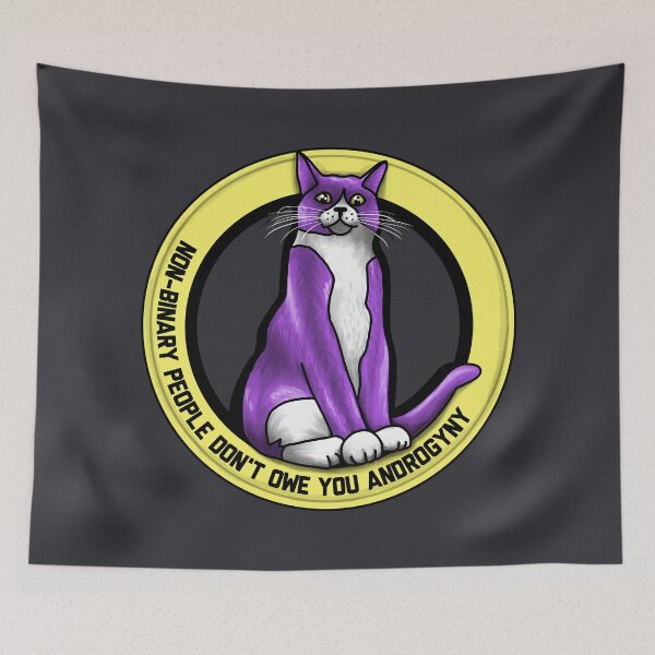 Item preview, Non-binary People Don't Owe You Androgyny designed and sold by Art by Veya.