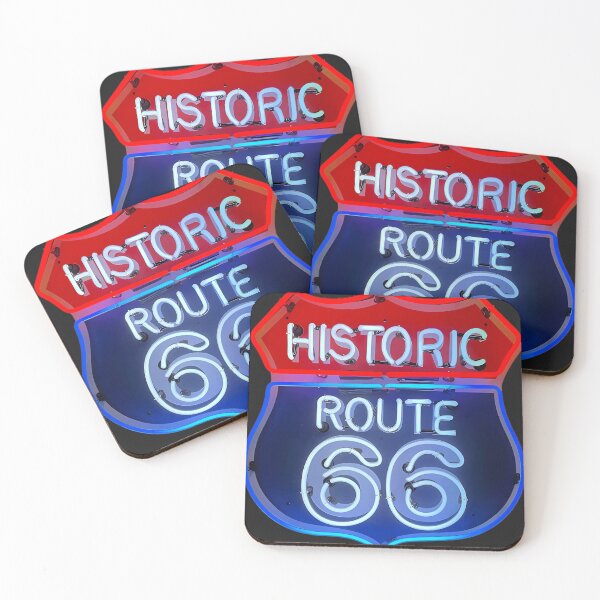 Item preview, Route 66 Neon Style Lit Design designed and sold by DraKuhn.