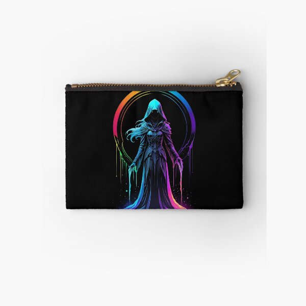 Item preview, Neon Rainbow Reaper: Female Assassin Character Design designed and sold by ByteyCreatives.