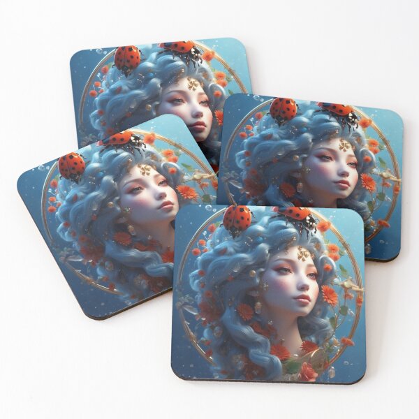 Item preview, Celestial Ladybug Design Merchandise - Infuse Your Life with Luck and Color! designed and sold by LaLi-Designs.