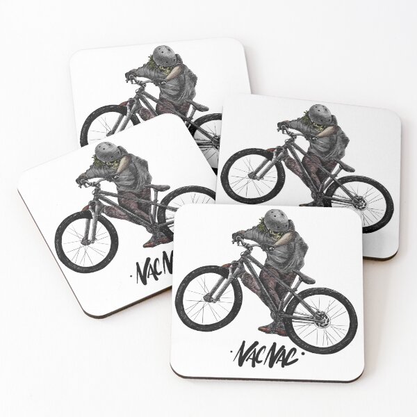 Item preview, nac nac mtb street hardtail dirtjump bike trick cycling slopestyle mountain bike rider illustration nice  artwork  designed and sold by Vidy.yf.