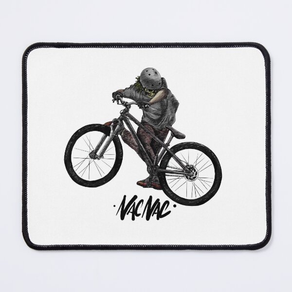 Item preview, nac nac mtb street hardtail dirtjump bike trick cycling slopestyle mountain bike rider illustration nice  artwork  designed and sold by Vidy.yf.