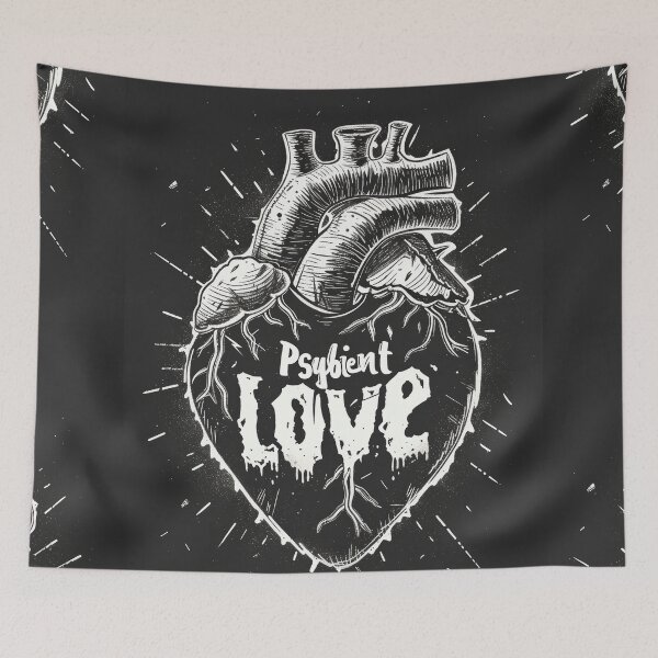 Item preview, Gothic Psybient Love in Vintage Style designed and sold by Piotrek0001.