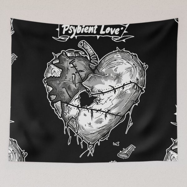 Item preview, Gothic Psybient Love in Vintage Style designed and sold by Piotrek0001.