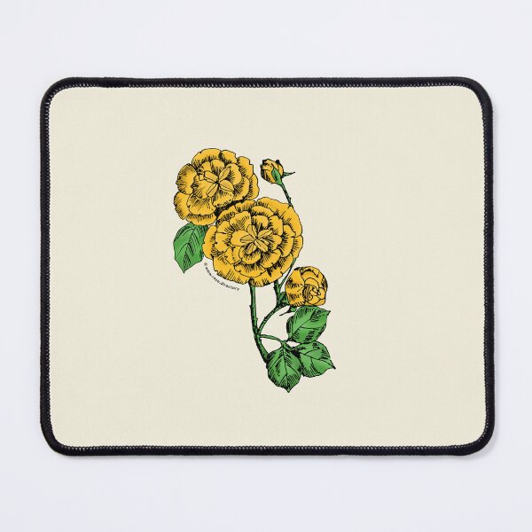 Item preview, Yellow Pompon Rose Bloom Double 16-25 Petals In 3+ Rows designed and sold by Rachael Taylor.