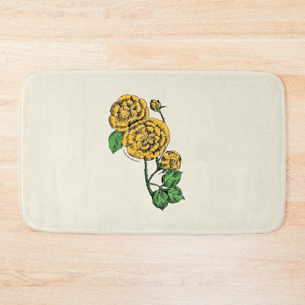 Item preview, Yellow Pompon Rose Bloom Double 16-25 Petals In 3+ Rows designed and sold by Rachael Taylor.
