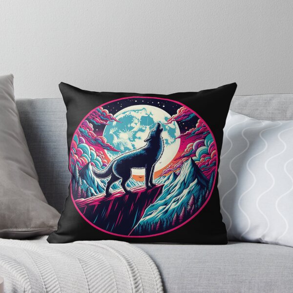 Item preview, Wolf Howling at the Full Moon designed and sold by TheRumblingNerd.
