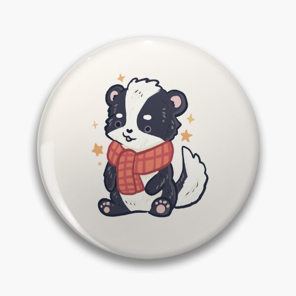 Item preview, Skunk wearing scarf  designed and sold by Mayarart.