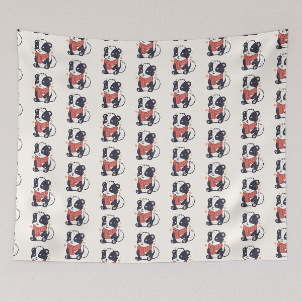 Item preview, Skunk wearing scarf  designed and sold by Mayarart.