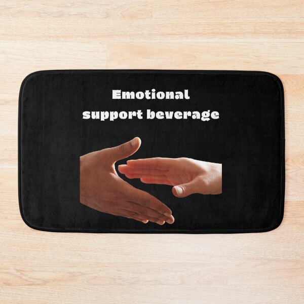 Artikelvorschau, Lustiges T-Shirt mit Aufschrift „Emotional Support Beverage“ entworfen und verkauft von urszulakier.