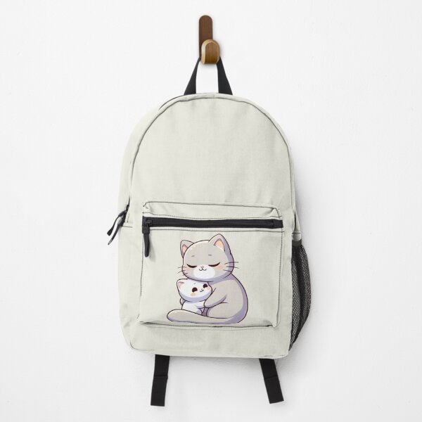 Item preview, Cute Cat and Kitten Hug, Adorable Feline Family designed and sold by madtoyman.