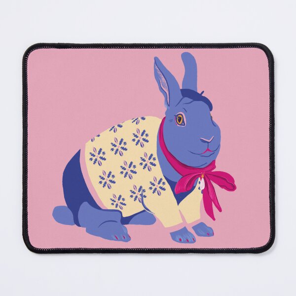 Item preview, Blue rabbit designed and sold by Ekaterina Khozatskaya.