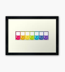gambe boy color Framed Print