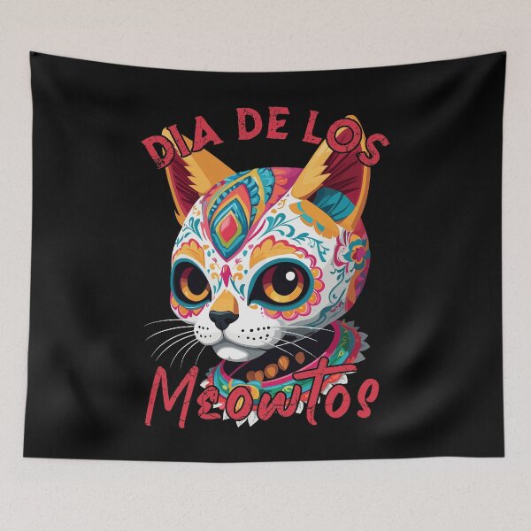 Item preview, Funny Cat Saying Iconic Sugar Skull designed and sold by LuminOrb.