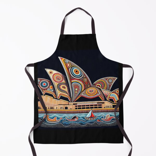Item preview,  Sydney Opera House depicted in the style of traditional Aboriginal art designed and sold by centaurius21.