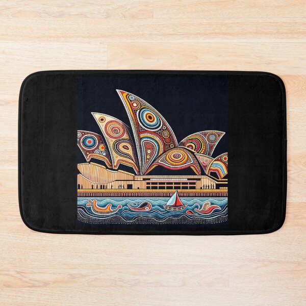 Item preview,  Sydney Opera House depicted in the style of traditional Aboriginal art designed and sold by centaurius21.