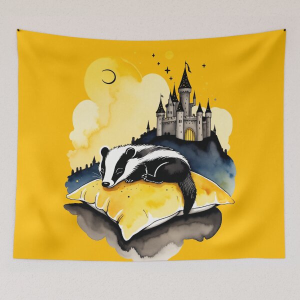 Item preview, Badger Sleeper designed and sold by PopiciCulture.