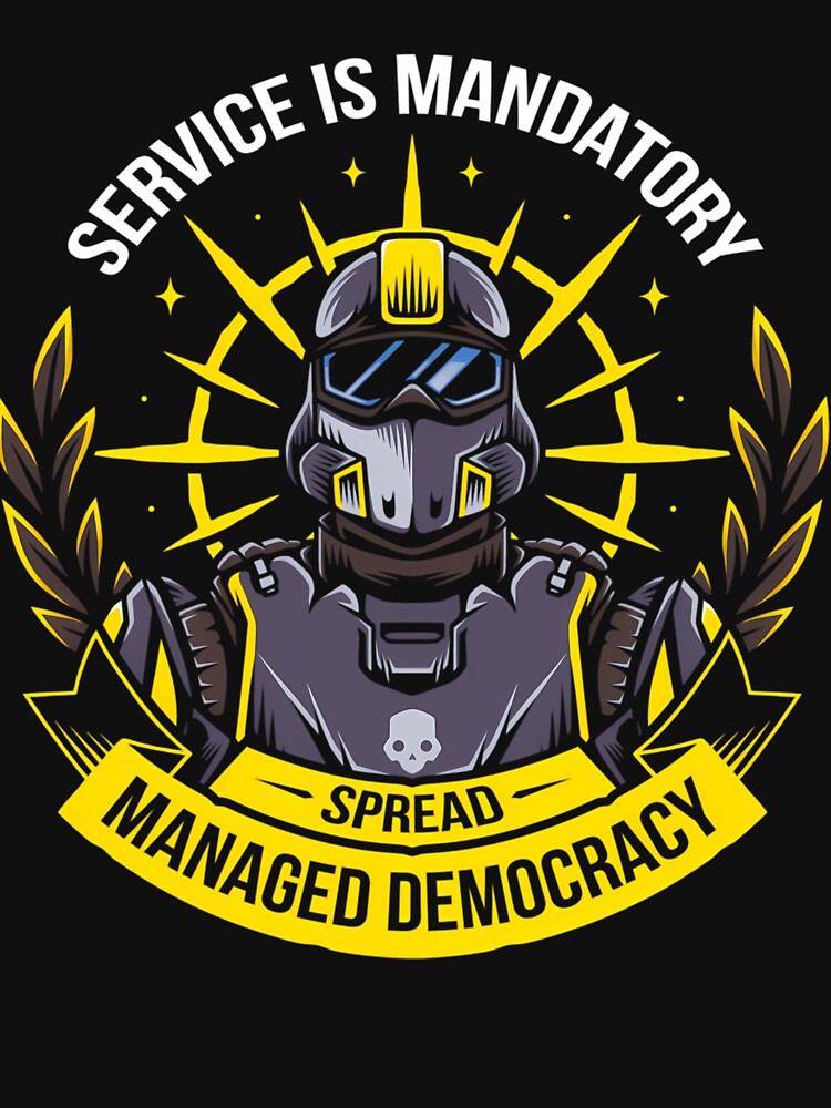 Thumbnail 7 von 7, Essential T-Shirt, Demokratie verbreiten designt und verkauft von Stevenmchugh2.