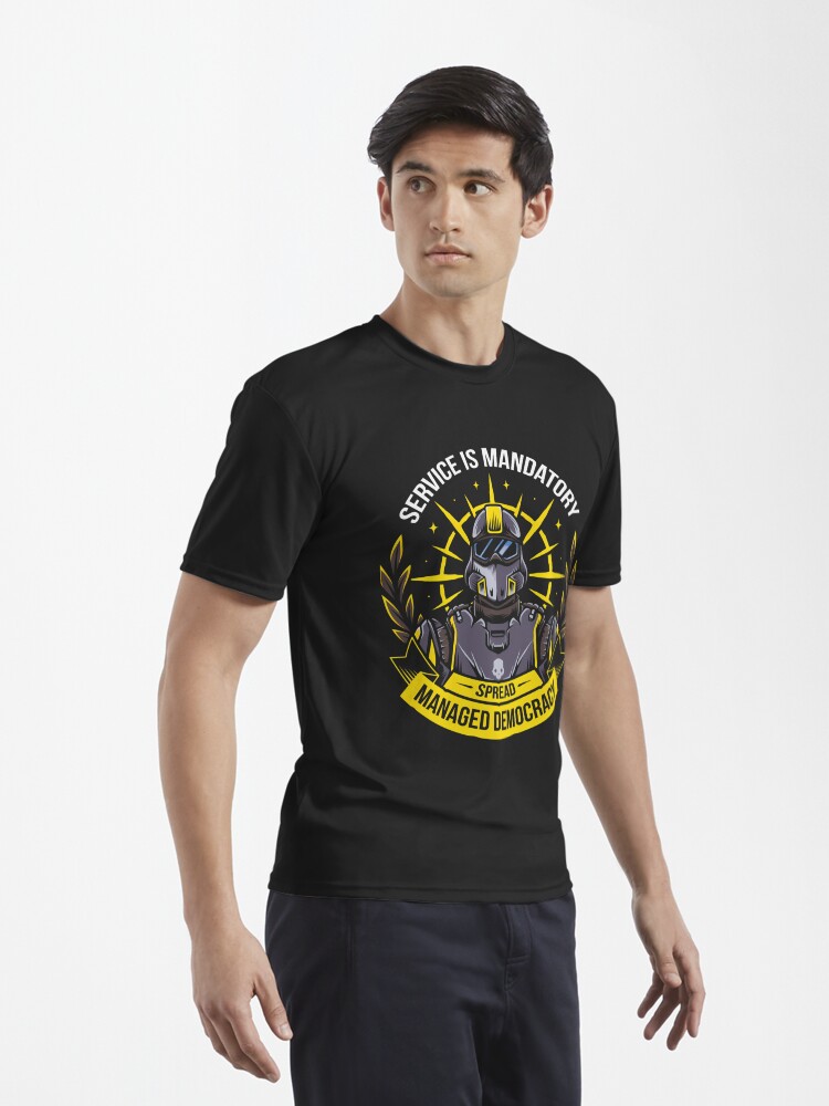 Thumbnail 3 von 7, Funktionsshirt, Demokratie verbreiten designt und verkauft von Stevenmchugh2.