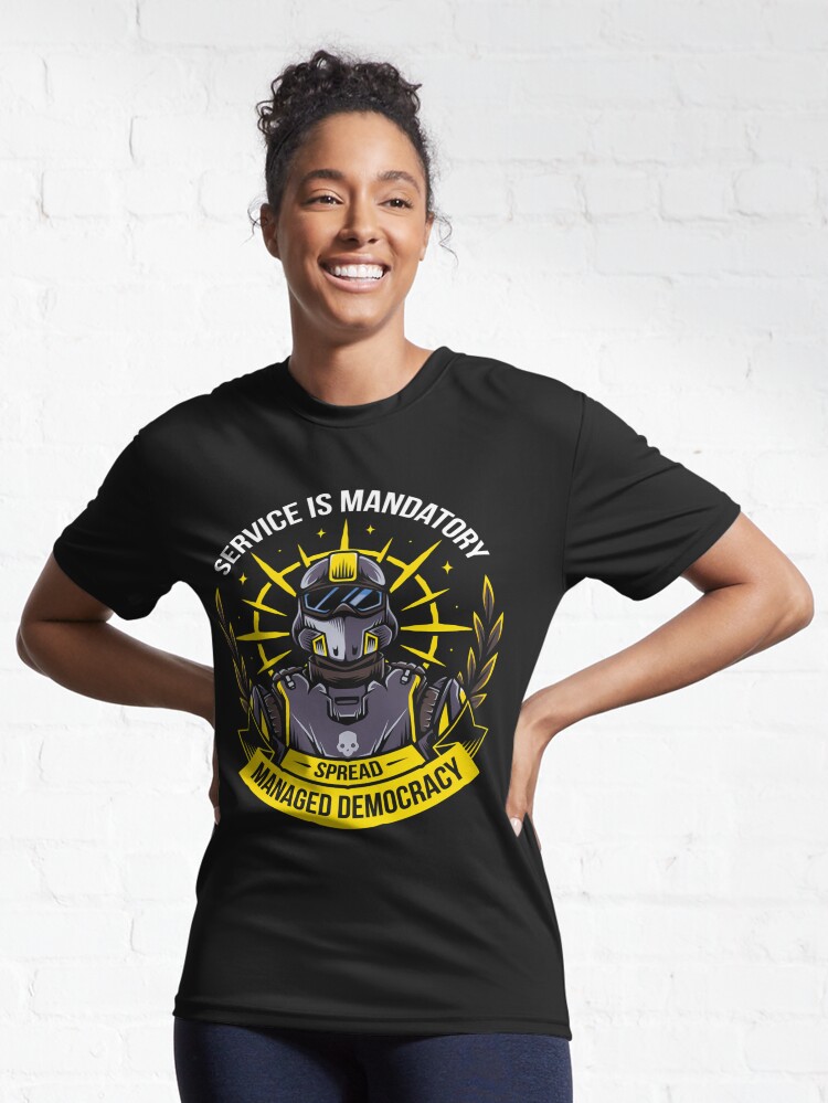 Thumbnail 6 von 7, Funktionsshirt, Demokratie verbreiten designt und verkauft von Stevenmchugh2.