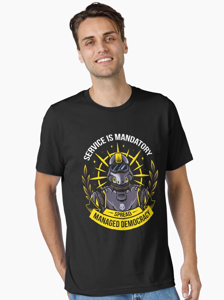 Thumbnail 2 von 7, Essential T-Shirt, Demokratie verbreiten designt und verkauft von Stevenmchugh2.