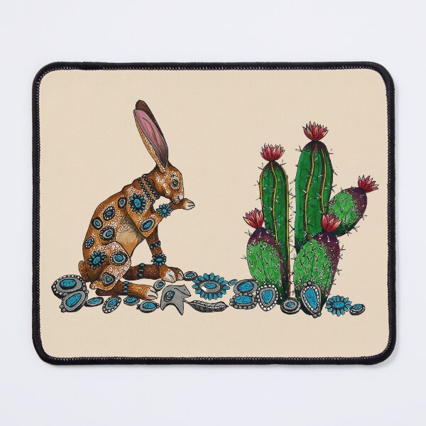 Item preview, Wild hare with cactus designed and sold by Every-wen.