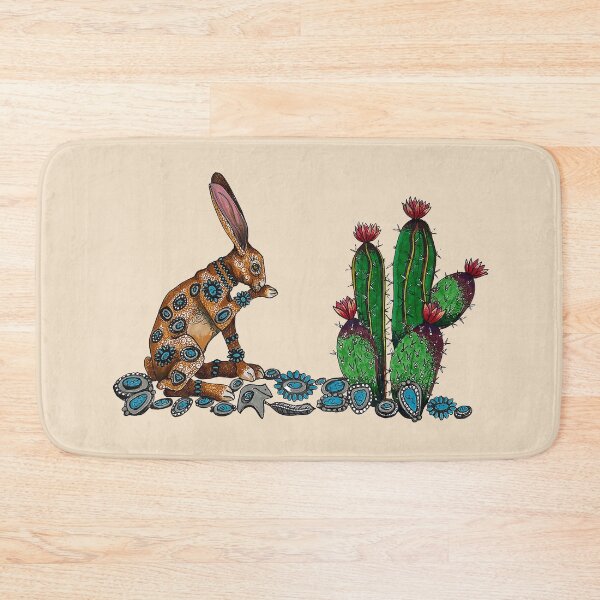 Item preview, Wild hare with cactus designed and sold by Every-wen.