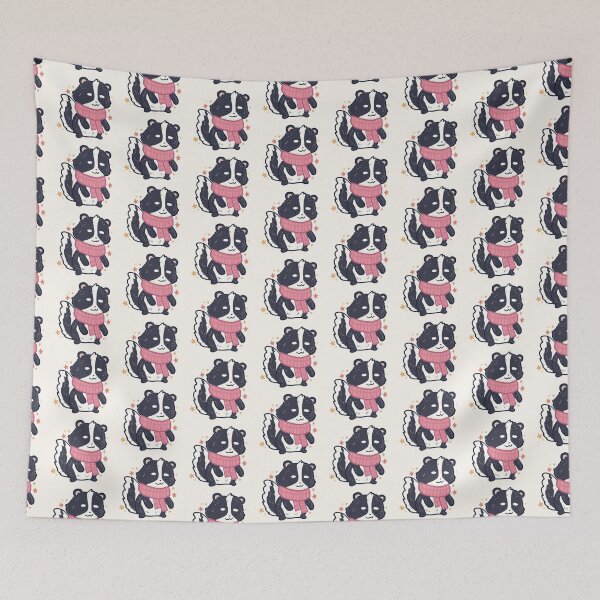 Item preview, Cute Skunk wearing scarf  designed and sold by Mayarart.