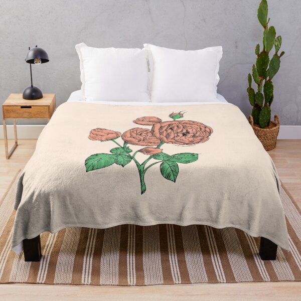 Item preview, Apricot Pompon Rose Bloom Full 26-40 Petals In 3+ Rows designed and sold by zenithcreative.