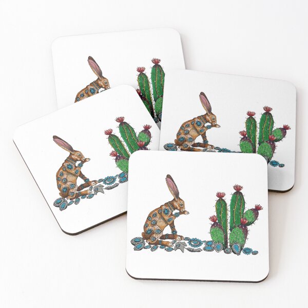 Item preview, Wild hare with cactus designed and sold by Every-wen.