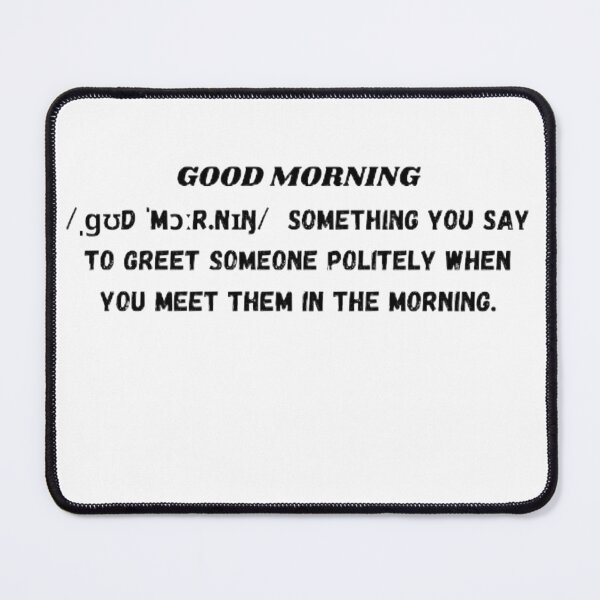 Item preview, Good Morning Essential T-Shirt  designed and sold by Ivy-si.