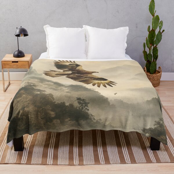 Item preview, Soaring Majesty: Eagle Over Peaks designed and sold by unimuse.