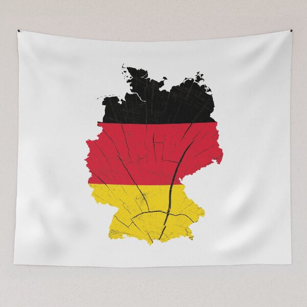 Item preview, Germany Flag Map Wood Effect designed and sold by Blok45.