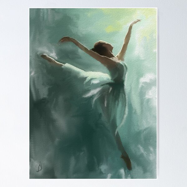 Vista previa del artículo con la obra «Bailarina», diseñado y vendido por jovan69.